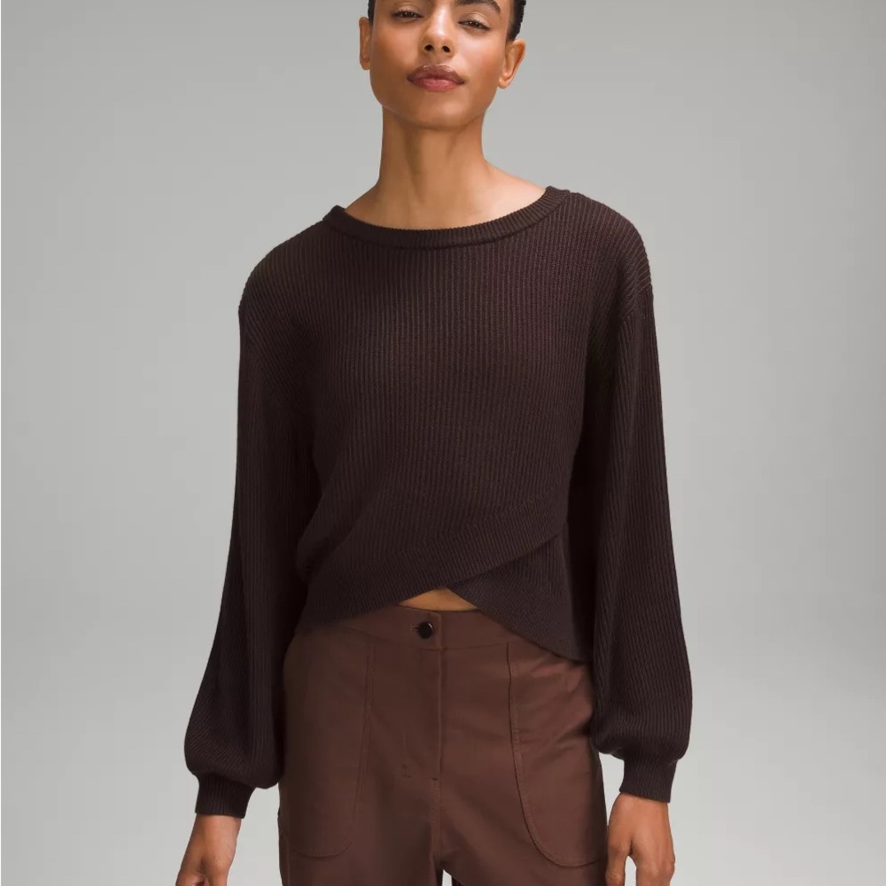 lululemon athletica Reversible Crossover Sweater